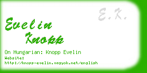 evelin knopp business card